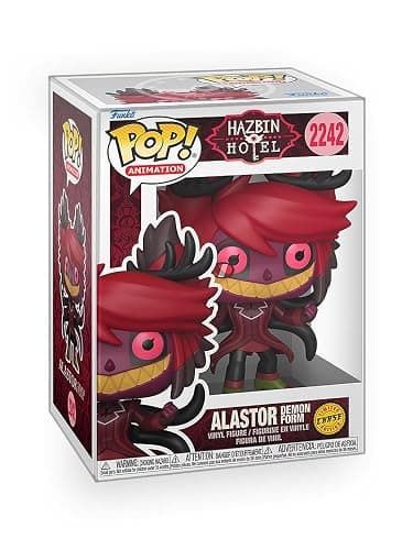 Epic Collectibles Pop Animation: Hazbin Hotel - Alastor in Demon Form (Chase Variant) Vinyl Figure Bundled with Box Protector Compatible for Funko - Image 1