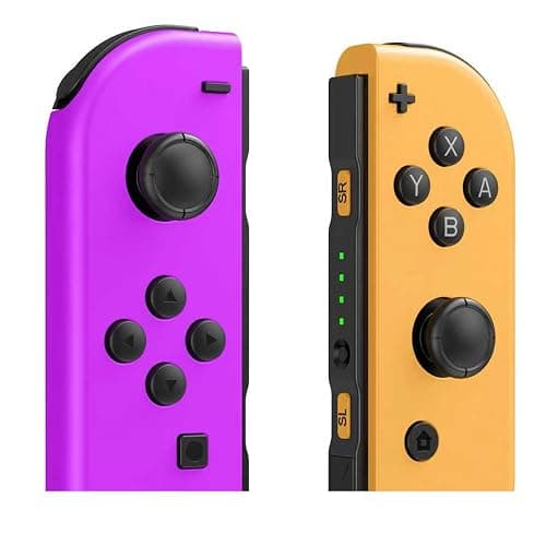 LNLBADNZ Replacement for Nintendo Switch Controller, Left and Right Switch Wireless Controllers Compatible with Switch/Lite/OLED, Support Motion Control/Wake-up/Dual Vibration (P-O) - Image 1