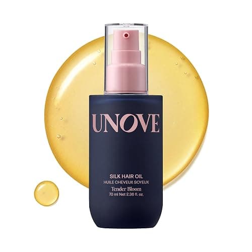 UNOVE Silk Oil Essence Hair Serum 70ml/2.4fl.oz | Nourishing Hair Oil for Dry, Frizzy, and Damaged Hair | Lightweight Smoothing Serum | Frizz Control and Split End Care | Heat Protection - Image 1