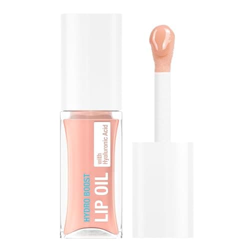 Neutrogena Hydro Boost Tinted Lip Oil with Hyaluronic Acid, Designed to Hydrate & Nourish While Providing a Luxurious Pop of Color for Fuller-Looking Lips, Light Pink, .2 fl. oz - Image 1