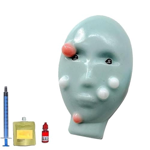 Pimple Popping Toy, Squishy Fidget Toys Pimple Popping Fidget Toy with Filler Tools Weird Alien Pimple Popping Novelty Stress Relief & Reusable & Self-Filling for Adults & Teens (Type B) - Type B - Image 1