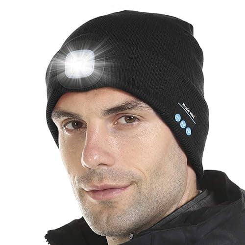 Bluetooth Beanie Hat with LED Light