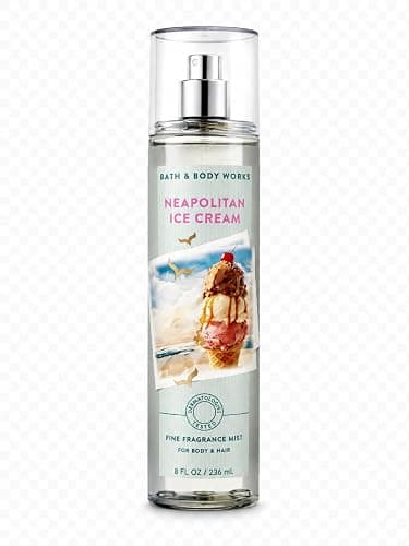 Bath & Body Works Neapolitan Ice Cream Fine Fragrance Mist – Strawberry Vanilla Chocolate Body Spray - Image 1