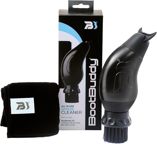 BootBuddy Shoe & Boot Cleaner Brush – Footwear Cleaning Kit for Running and Walking Shoes, Hiking Boots, Golf Shoes & Soccer Cleats – Cleans Mud, Dirt & Stains in Minutes, As Seen on Dragons’ Den - Image 1
