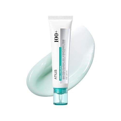 Anua PDRN Hyaluronic Acid 100 Moisturizing Cream, Lightweight, Non-Greasy Hydrating Face Moisturizer with Salmon DNA for Glass Skin, Korean Skincare (2.02 fl oz) - Image 1