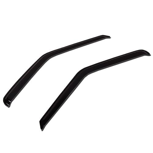 Tuningpros WV-739 Outside Mount Window Visor Deflector Rain Guard Dark Smoke 2-pc Set, Compatible with 2013-2016 Subaru BRZ - Image 1
