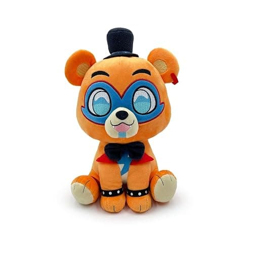 Youtooz FNAF Glam Rock Freddy Sitting 9" Inch Plush, Collectible Plushie from Five Nights at Freddy's Plush Collection - Image 1