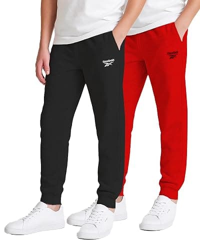 Reebok Boys Sweatpants - 2 Pack Performance Fleece Boys Joggers Athletic Pants with Elastic Waistband for Toddlers and Kids - Image 1