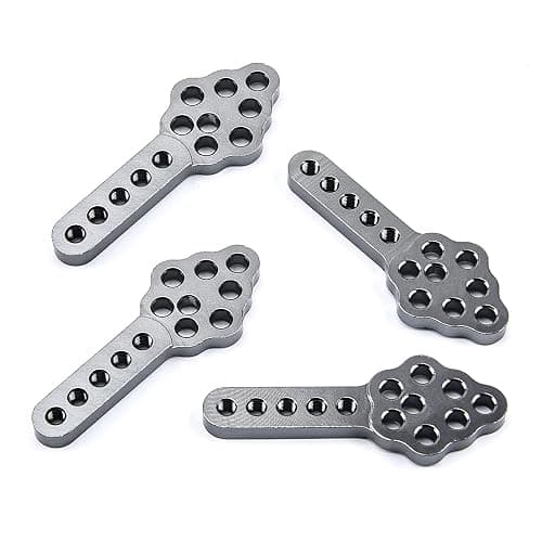 FPVDrone CNC Metal RC Car Shock Absorber Mount Adjust Height Angle Stand for Axial SCX10 90046 D90 D110 RC Crawler Car - Image 1