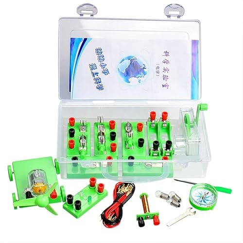 School Physics Labs Basic Electricity Discovery Circuit and Magnetismus Experiment for High School Students Gift Science Study Guide - Image 1