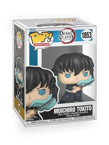 Epic Collectibles Pop Anime: Demon Slayer - Muichiro Tokito Vinyl Figure Collectibles Bundle with Compatible Funko Box Protector - Image 1