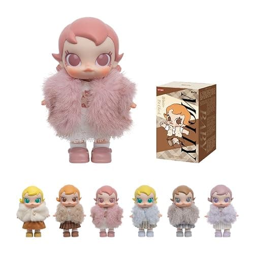 POP MART Baby Molly Winter Fit Check Series-Vinyl Plush Pendant Blind Box Figures, Collectible Toys Home Decorations, Holiday Birthday Gifts for Girls and Boys, Single Box - Image 1