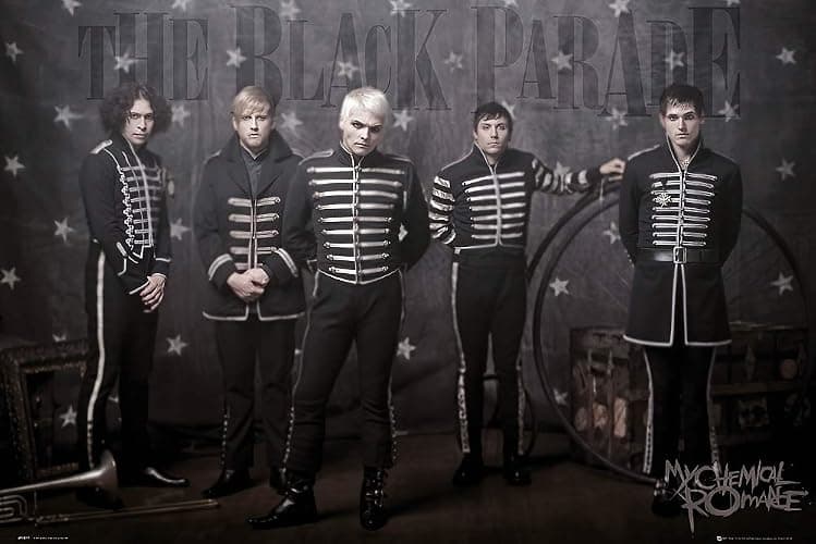 POSTER STOP ONLINE My Chemical Romance - Music Poster (The Guys - The Black Parade) (Size 36 x 24) (Unframed, Unframed) - Image 1