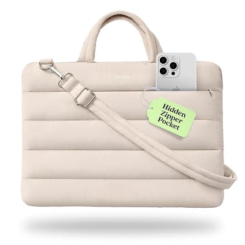 Vandel 13-14 inch Laptop Carrying Case Sleeve with Strap, Shoulder Bag with Handle, 14 in Laptop Computer Bag for Women, MacBook Air 13 Inch Carrying Case, MacBook Pro 14 in HP Messenger Carrier - Image 1