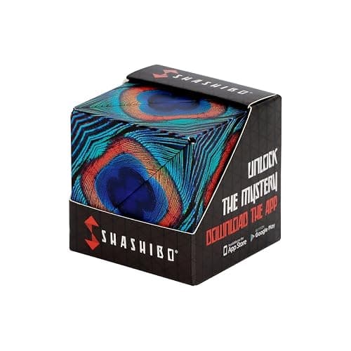 SHASHIBO Shape Shifting Box - Award-Winning Fidget Toy w/ 36 Rare Earth Magnets - Fidget Cube Transforms Into Over 70 Shapes, Sensory Toy Gift for Kids, Teens, and Adults (Wings) - Image 1
