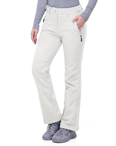33,000ft Women's Softshell Snow Pants Waterproof Warm Ski Pants Insulated Ripstop Snowboard Winter Pants - Image 1