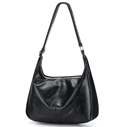 Sightor Hobo Bags for Women Leather Slouchy Bag Ultra Soft Vegan Purse Vintage Shoulder Bag Trendy Everyday Handbag - Image 1