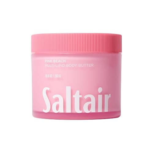 Saltair Multi-Lipid Body Butter - Rich, Nourishing Pink Beach Hydrating Body Cream with Ceramide Complex, Coconut Oil, Shea Butter, and Sea Buckthorn. Deep Moisturizing Dry Skin Care. 10oz Jar - Image 1