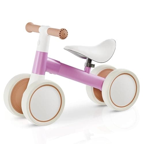 Customized Baby Balance Bike for 1-Year-Old | Lightweight and Safe - No Sharp Edges | Silent Wheels for Smooth & Quiet Rides | Easy-to-Assemble 1st Balance Bike for Toddlers, Pink - Image 1