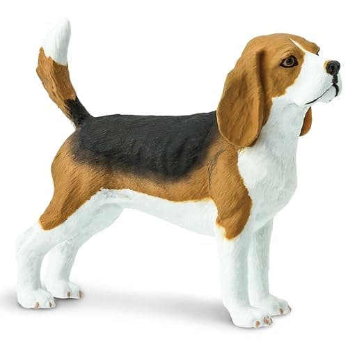 Safari Ltd. Beagle Figurine - Detailed 2.5" Plastic Model Figure - Fun Educational Play Toy for Boys, Girls & Kids Ages 3+ - Image 1