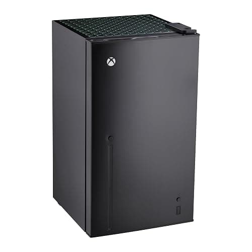 Ukonic Xbox Series S Fridge – 3.2 cu.ft. Large Compact Refrigerator, LED Lighting, Quiet Cooling, Reversible Door, Game Room Décor, Holds Drinks & Snacks - Image 1