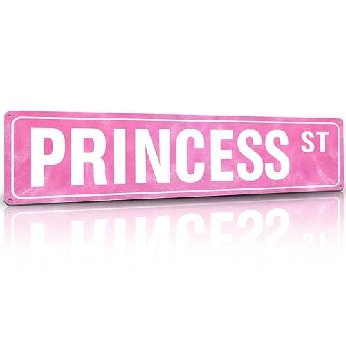 Cute Princess Pink Room Decor Y2K Wall Sign for Teen Girls Cubicle Accessories Aesthetic Posters Dorm Bedroom Decoration, Kawaii, Birthday, Christmas Gifts - Image 1