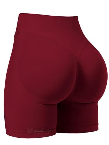 VOYJOY Women Workout Impact Shorts 2.5"/ 3.6"/ 4.5"/ 6" Scrunch Butt Lifting Gym Seamless Booty Biker Shorts - Image 1