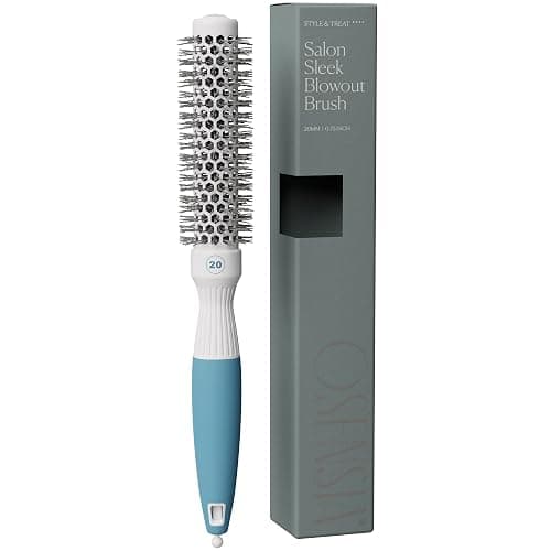 Small Round Brush for Precise Styling and Manageable Blowouts (0.75 inch) - Salon-Quality Tool for Wet or Dry Hair (Not Electrical) - Image 1