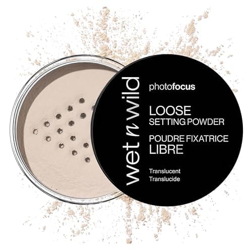 wet n wild Photo Focus Loose Baking Setting Powder, Highlighter Makeup, Fair to Medium & Tan Skin Tones - Translucent - Image 1