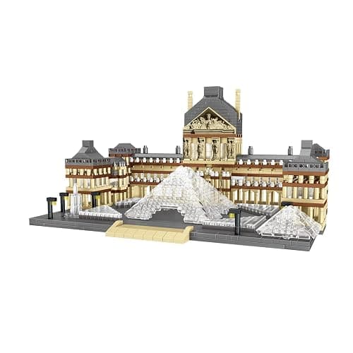 dOvOb Architecture Louvre Micro Building Blocks Set(2885PCS) - World Famous Architectural Model Toys Gifts for Kid and Adult - Image 1