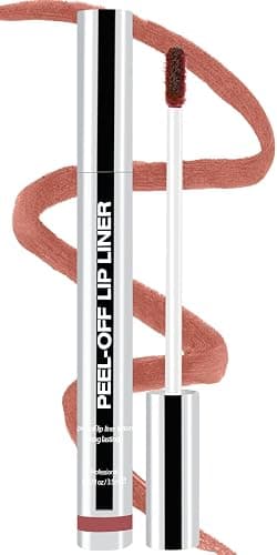 TENGLONG Peel Off Lip Liner Stain, Long Lasting Matte Lip Tattoo Makeup, Smudge-Proof, Highly Pigmented Color, Transfer-Proof, Waterproof, Suitable for All Skin Types, Rose Pink - Image 1