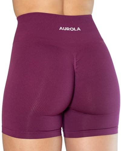 AUROLA Intensify Workout Shorts for Women Seamless Scrunch Short Gym Yoga Running Sport Active Exercise Fitness Shorts - Image 1