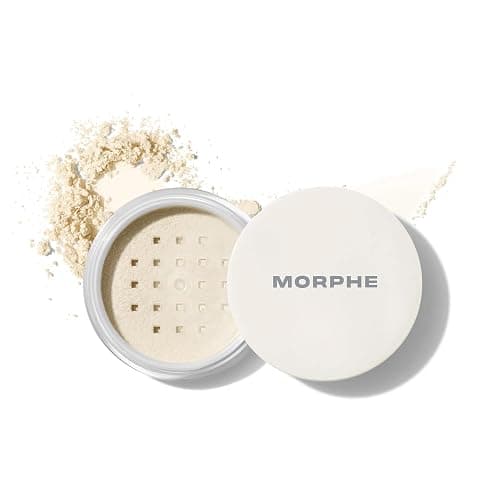 Morphe Mini Bake & Set Translucent Setting Powder - Lightweight, Talc-Free Finishing Powder for Face Makeup with a Soft, Natural Finish - Minimizes Shine for Up to 24HR - Translucent (0.09 oz) - Image 1