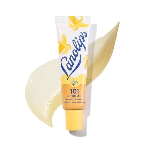 Lanolips 101 Ointment - Lanolin Lip Balm for Smooth, Hydrated & Healthy Lips - Multipurpose Ointment with Lanolin Oil for Dry Cuticles & More - Banana Cream Pie (0.35 oz) - Image 1