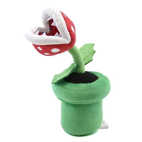 Little Buddy Super Mario All Star Collection 1594 Piranha Plant Stuffed Plush, 9", 156 months to 180 months - Image 1