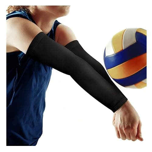 Peabownn Volleyball Arm Sleeves youth girls - 3XS-XL Compression Volleyball Arm Sleeves for women teen girls kids - Image 1