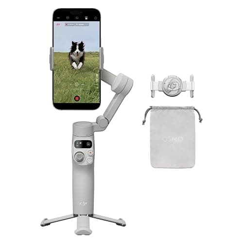 DJI Osmo Mobile 7 Gimbal Stabilizer for iPhone, Android, Built-in Tripod, Portable Stabilizer for iPhone, Selfie Stick, 3-Axis Phone Gimbal, ActiveTrack 7.0, One-Tap Edit, 10hrs Use, Phone Charging - Image 1