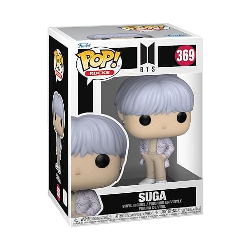 Funko Pop! Rocks: BTS - Suga - Vinyl-Sammelfigur - Geschenkidee - Offizielle Handelswaren - Spielzeug Für Kinder und Erwachsene - Music Fans - Modellfigur Für Sammler und Display - Image 1