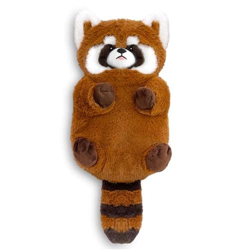 Red Panda Microwave Heating Pad for Cramps,Cozy Plush,Stuffed Animal | 17"x8" Natural Moist Heat Pack for Neck Shoulder, Washable Cover,Unscented - Image 1