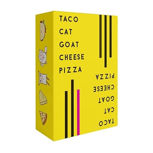 Taco Cat Goat Cheese Pizza Card Game – Wildly Entertaining & Easy To Learn - Great for Adults, Teens, Kids and Families - Card Games and Board Games for Family Game Night - 10 Min, Age 7+, 2-8 Players - Image 1