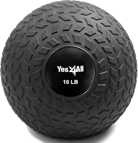 Yes4All Slam Balls, 10-40lb Weighted Ball Weight, Durable PVC Sand Filled Workout Dynamic Slam Ball for Core Strengthen - Image 1