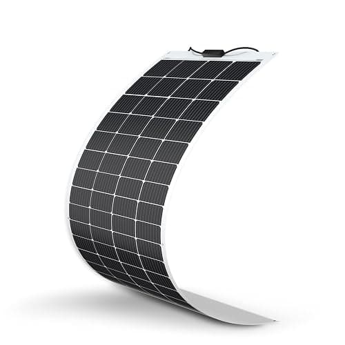 Renogy Solar Panel 200W 12V Lightweight Monocrystalline Ultra-Flexible Bendable Mono Off-Grid Charger for Marine RV Cabin Van Car Boat Curve Surfaces - 200W - Solar Panel - Image 1