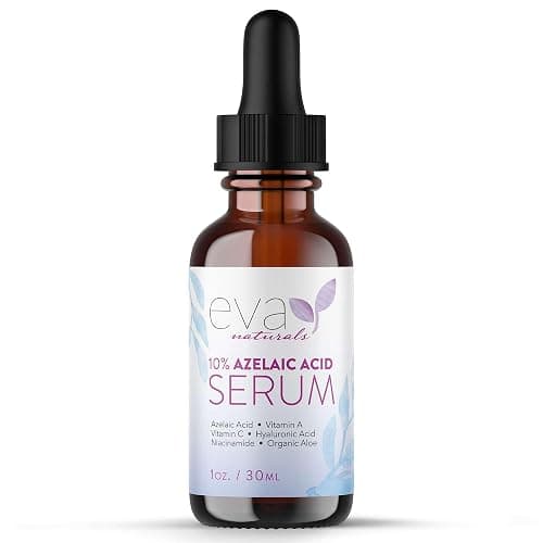 Eva Naturals Azelaic Acid Skincare Serum for Face – Facial Treatment with Niacinamide & Hyaluronic Acid Formula for Redness Soothing, Acne Breakouts, Uneven Skin Texture, Fragrance Free (1 Fl Oz) - Image 1