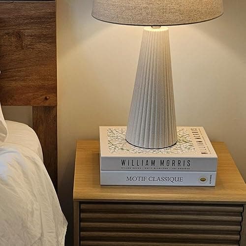 Book Shape Decorative Cable Management Box - Expandable Cable Organizer Box with Magnetic Closure for Home & Office (William Morris, Large) - Image 1