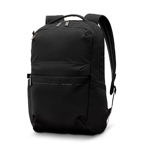 Samsonite Better Than Basic Backpack - Effortless Organization With Dedicated Laptop Compartment, Quick Stash Front Pockets, StackIt™ Strap, and Lightweight Breathable Airmesh - Black - Image 1