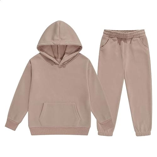 Girl's Boys Hoodie Sweatshirt 2 Piece Casual Outfit Long Sleeve Hooded Jogger Sweatpants Fall Tracksuit Sweatsuit Set - Image 1