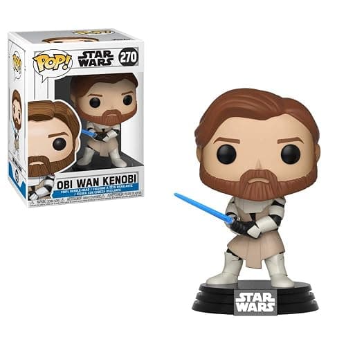 Funko POP!: Star Wars: Clone Wars: OBI Wan OBI-Wan Kenobi - Collectible Vinyl Figure - Gift Idea - Official Merchandise - for Kids & Adults - TV Fans - Model Figure for Collectors and Display - Image 1