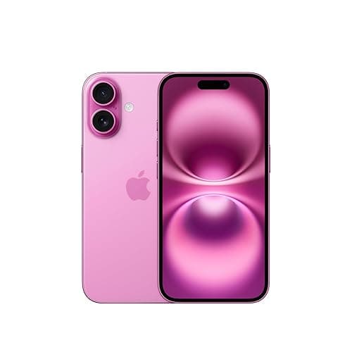 Apple iPhone 16 128 GB: 5G Handy mit Kamerasteuerung, A18 Chip und einem echten Boost für die Batterie. Funktioniert mit AirPods, Rosé - Image 1
