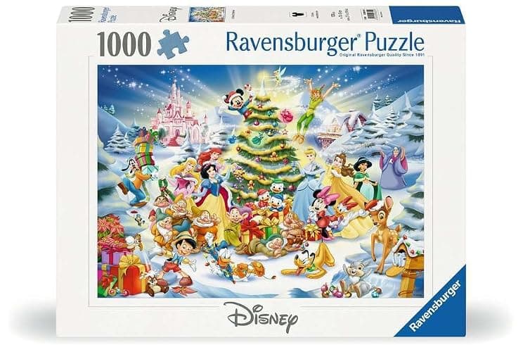 Ravensburger Puzzle 12000651 - Disney's Weihnachten - 1000 Teile Disney Puzzle für Erwachsene und Kinder from 14 Years, Yellow - Image 1