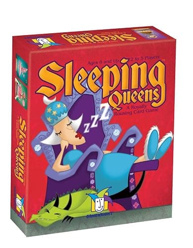 Sleeping Queens Card Game by Gamewright | Kids and Family Card Games for Ages 8 and up | Fast Playing Strategy & Math Board Game | 2–5 Players - Image 1